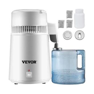 OEM Distillatore DAcqua, Capacit&agrave; 4 Litri, Potenza 750 W, Design Facile Da Pulire