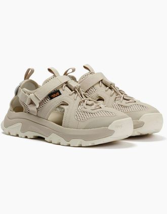 Teva Womens Teva Hurricane XLT3 Closed-Toe Womens Oyster Sandals - Grey - Size: 6