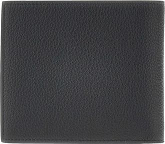Thom Browne Portafoglio Bi-Fold in Pelle Granata - - Accessories - Uomo - Nero - ONE SIZE