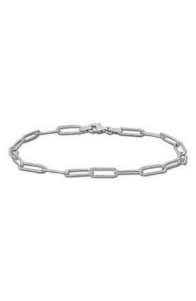 Delmar Paperclip Link Bracelet in Silver at Nordstrom Rack