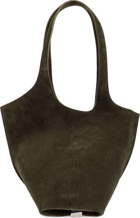 The Attico La Scoop Medium Leather Shoulder Bag-Donna