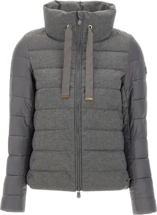 Save The Duck Giacca trapuntata con coulisse - Grigio