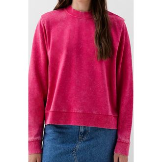 Scalpers Padded Marble Sweater in Fucsia at Nordstrom, Size Medium Eu