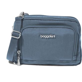 Baggallini Trifecta RFID Wallet Crossbody Bag in Mist at Nordstrom