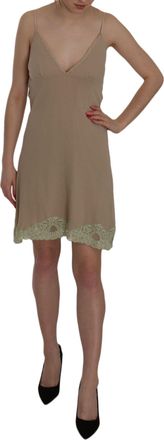 Pink Memories pink MEMORIES Lace Spaghetti Strap Mini Cotton Womens Dress