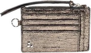 Jerome Dreyfuss Lucky Cardholder - Dames - Portefeuilles - Grijs - ONE Size - Katoen - Accessoires
