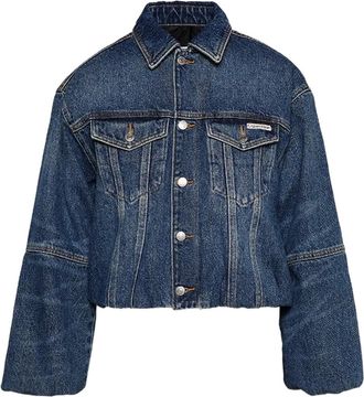 Calvin Klein Jack met lange mouwen en knopen - Blauw