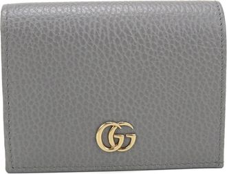 Gucci Gray Leather Wallet (Bi-Fold) (Pre-Owned)