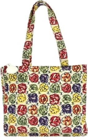 Chanel Pre-owned Tote Bags, female, Multicolor, Size: ONE SIZE Pre-owned Canvas Vintage Tote Bag