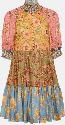 Zimmermann Junie floral cotton minidress