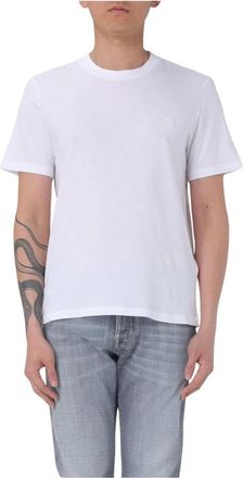 Jacob Cohen Navy Korte Mouw T-Shirt - Heren - T-shirts - Wit - XL - Katoen - Tops