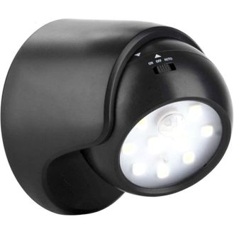 OEM Foco Led Para Exteriores, Foco Para Exteriores Con Detector De Movimiento, Proyector Led Inal&aacute;mbrico Para Exteriores, 1000 L&uacute;menes, Esfera Extra&iacute;ble, 