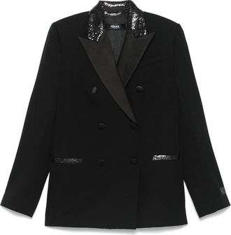 Versace Sequin-embellished Blazer