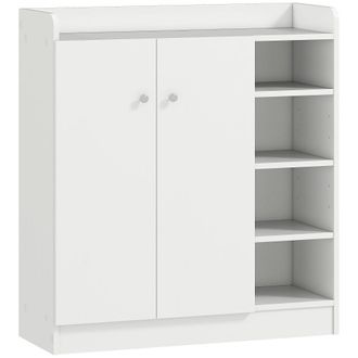 HOMCOM Zapatero 83x30x90 cm blanco