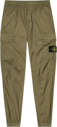 Stone Island Stretch-cotton Cargo Trousers - Green - 31 (W31 / S)