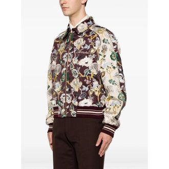 Amiri Tobac Bomber Jacket - Brown
