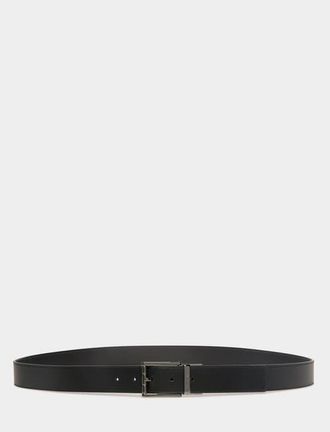 Bally Astory 35mm Reversible And Adjustable Belt In Embossed Calf Leather in Black at Nordstrom, Size 120