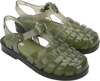 Melissa Possession Jelly Fisherman Sandal in Transparent Green at Nordstrom, Size 10
