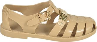Moschino Jelly Sandalen - Dames - Sandalen - Beige - 38 EU - Schoenen
