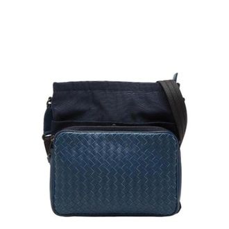 Bottega Veneta Pre-owned Cross Body Bags, female, Blue, Size: ONE SIZE Pre-owned Shoulder Bag