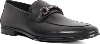 Dune London Mens Seymore Leather Snaffle Loafers Size UK 11 Black
