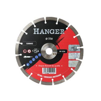 Hanger 150043 Disco De Diamante Para Hormig&oacute;n 230 Mm Segmento 10 Mm