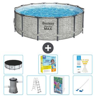 Bestway Piscina Bestway Steel Pro Max Redonda - 427x122 Cm - 8-piezas S544