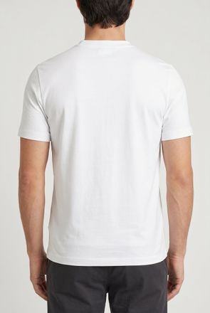 Brunello Cucinelli Embroidered Logo T-Shirt - White