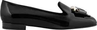 Ferragamo Ladies Black Loafers, US Size 4.5
