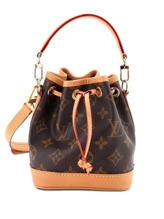 Louis Vuitton Noe NM Handbag Monogram Canvas Nano bucket bag - Marrone
