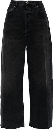 Citizens Of Humanity Ayla cropped jeans - women - Regenerative Cotton - 29 - Black
