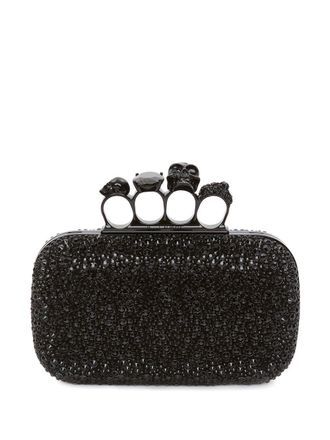 Alexander McQueen Knuckle clutch bag - Black