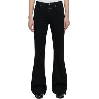 Closed Womens Rawlin Flared Jeans In Dark Grey