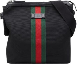 Gucci Pre-owned Cross Body Bags, female, Black, Size: ONE SIZE Pre-owned Cross Body Bag