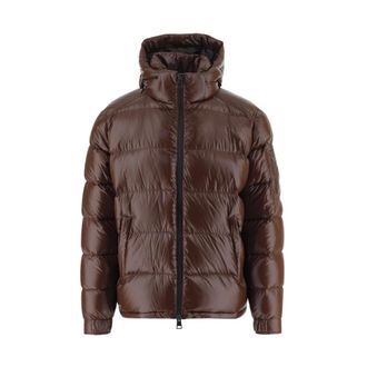 Herno Donsjack met capuchon - Heren - Jassen - Bruin - Maat: XL Nylon