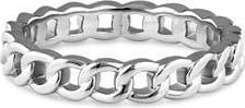 Devata Curb Chain Ring in Silver at Nordstrom Rack, Size 8