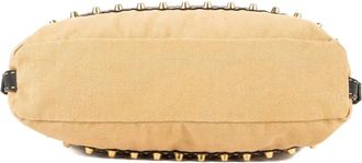 Fendi Borsa a spalla con borchie - Toni neutri