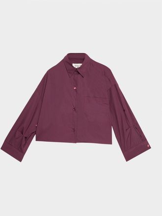 TWP Next Ex Cropped Shirt in Super Compact Poplin