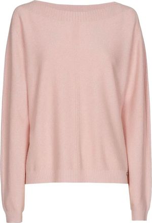 Marie Méro Truien & Vesten, Dames, Roze, L, Wol, Zachte Wol Kasjmier Boothals Trui