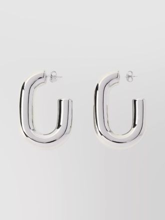 Paco Rabanne brass xl link earrings
