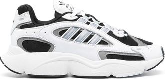 adidas Ozmillen panelled sneakers - men - Leather/Fabric/Fabric/Rubber - 8.5 - White