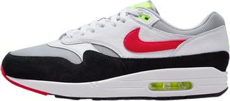 Nike Air Max 1 Mens Trainers HF0105 Sneakers Shoes (UK 7.5 US 8.5 EU 42, White University red Black 100)