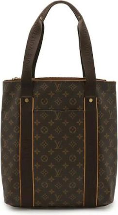 Louis Vuitton Pre-owned Tote Bags, female, Brown, Size: ONE SIZE Pre-owned Canvas Tote Bag