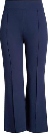 Spanx High Waist Flare Leg Stretch Ponte Pants in Timeless Navy at Nordstrom, Size 3X