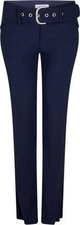 Off-white Off White Dames/Dames Reguliere Broek (Kobaltblauw)