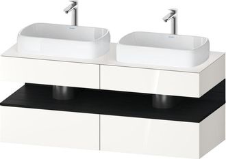Duravit Qatego Consola Mueble Bajo Lavabo, 2 Extensiones, 2 - Duravit