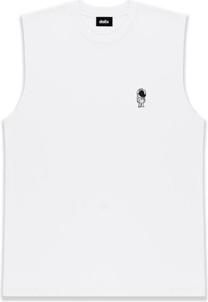 Dalix Astronaut Midweight Jersey Tank in White at Nordstrom, Size Xx-Large