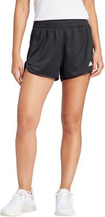 adidas Pacer High Waist Knit Shorts in Black at Nordstrom Rack, Size 3