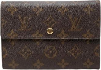 Louis Vuitton Pre-owned Papiers Wallet - Dames - Vintage Accessoires - Bruin - ONE Size - Vintage