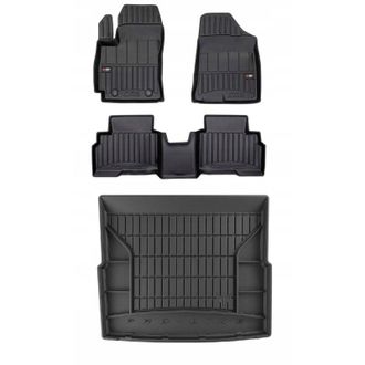 OEM 3d Set Alfombrillas Y Alfombrilla Maletero Hyundai Kona 2 H&iacute;brido Desde 2022